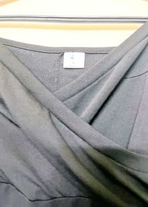 Elegant Black Bodycon Midi Dress