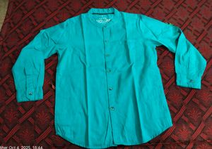 Stylish Green Cotton Shirt