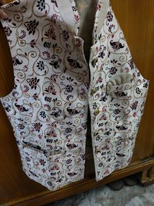 3 Piece Of Kurta, Pajma And Jacket