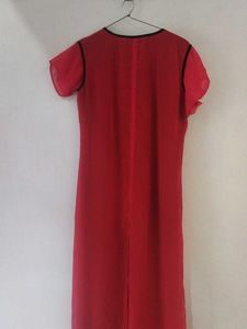 Elegant Red Dress 💗