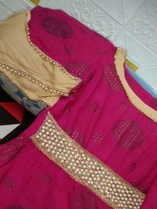 Very Low Price Anarkali Gown With Palazzo 😍