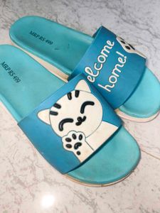 Cute Cat Slides - Size 7