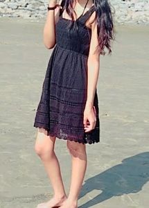 Cute Net Black Dress