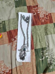Silver Oxidized Necklace &amp; Earring Set