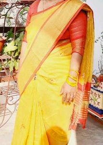 Best Haldi Fun Saree