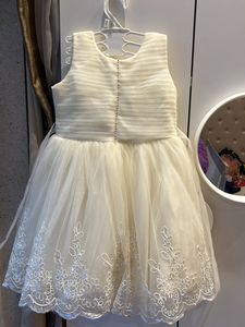 Off White Birthday Dress