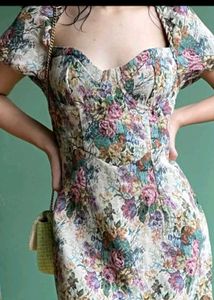 Floral Print Mini Dress