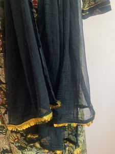 Elegant Floral Afghani Pant Set