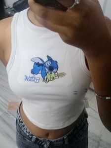 Cute Stitch Crop Top