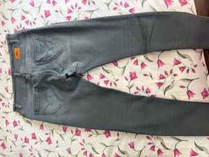 Gray Denim Jeans