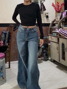 H&amp;M super wide jeans