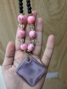 Pink Beaded Necklace