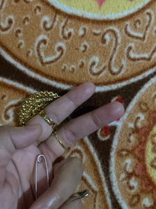 Golden Kunden Stone With Peals Ring See