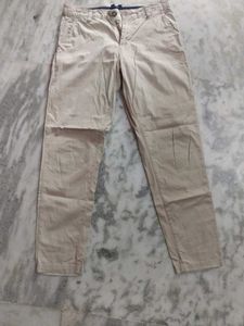 Casual Beige Pants