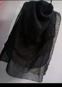 2 Black Nayab (Naqab) Set