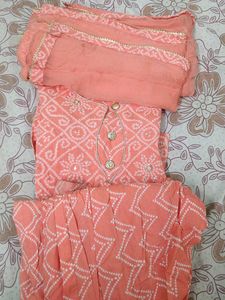 Patiala Kurta Set With Dupatta
