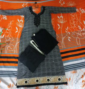churidar kurti dupatta set for women