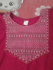 Pink Embroidered Salwar Kameez Suit