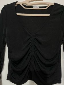 Black Long Sleeve Top
