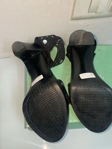Catwalk Black Studded Sandals