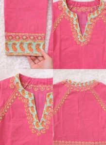 Boho Embroidered Tunic Top