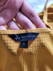 Mustard Yellow Top