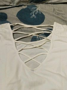 White Long Sleeve Top