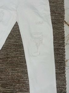 Rugged White Jeans