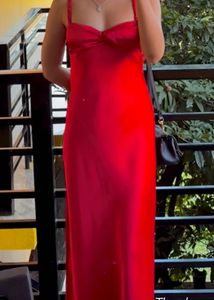 Zara Red Maxi Dress For Sale 🔥