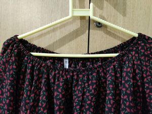 OFFSHOULDER CROP TOP FOR WOMEN