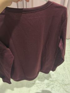 Floral Print Brown Sweater