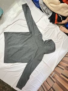 Gray Zip-Up Hoodie