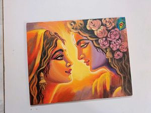 Radha Krishna Canvas Painting