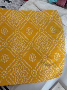 Yellow Patterned Kurti