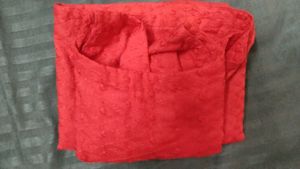 Red Textured Top
