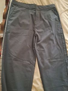 Gray Casual Pants
