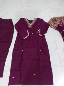 Elegant Embroidered Kurta Set