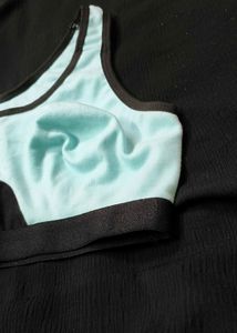 Light Blue Sports Bra