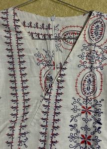 Women White Printed CropTop And Palazzo Set