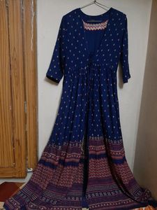 Kurta With Anarkali Shrug