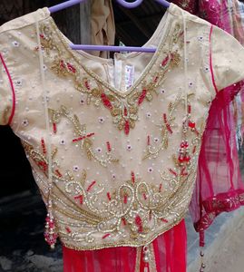 Little Girl Bajirao Mastani Dress With Dupatta