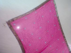4 Side Heavy Sequins Work Pure Dupatta