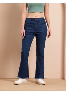 Navy Blue Bootcut Jeans