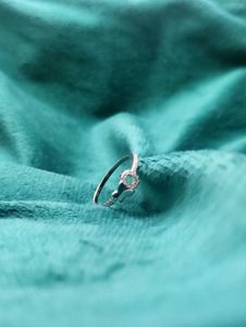 💞💍🌝Butterfly With Moon StearlinRing Silver Ring