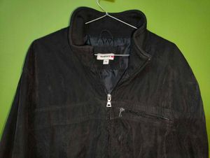 Orginal High Collar Black Casual Jacket - Imported