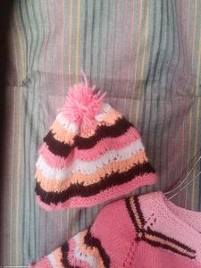 Cute Knitted Baby Set