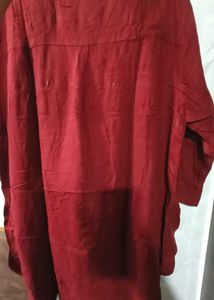 Gia Curves Maroon Shirt