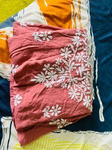 Elegant Pink Embroidered Kurta