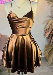 Satin Short Frock