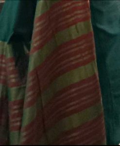 Elegant Green Silk Saree